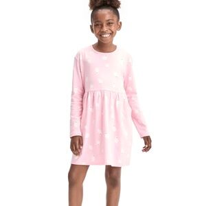 Cat & Jack pink long sleeve dress